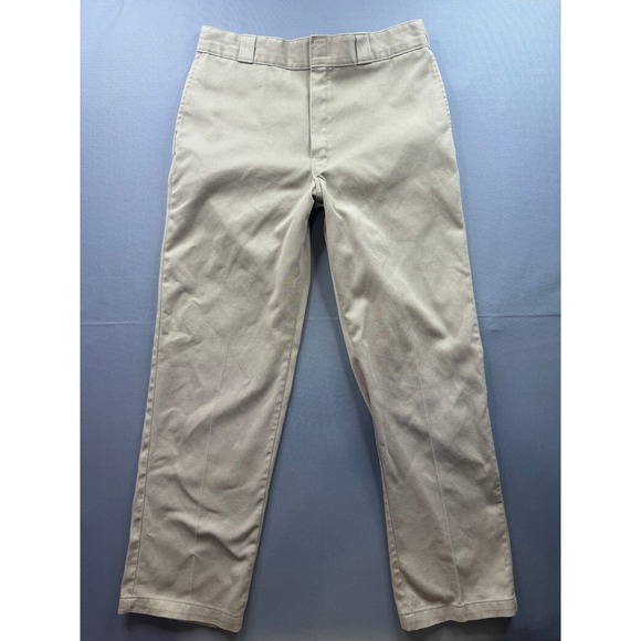 Dickies Other - Dickies‎ Khaki Straight Leg Work Pants Men Casual Chino Pants Size 32x32